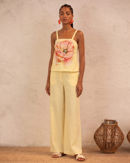 Strap Top Yellow